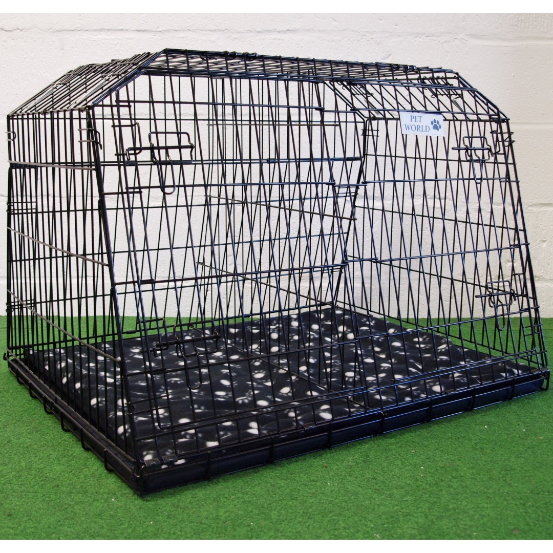 Pet World KIA CEED SW 2007 ONWARDS CAR DOG CAGE BOOT TRAVEL CRATE Single 