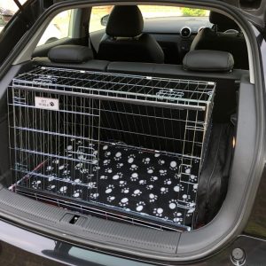 audi a1 dog crate in car boot cdc32