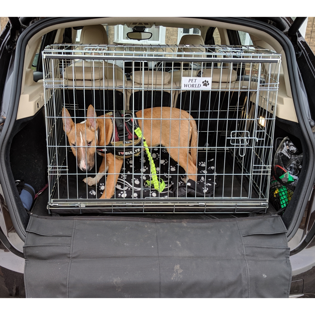 PET WORLD SUZUKI VITARA 2015 ONWARDS SLOPED 4x4 ESTATE CAR DOG CAGE TRAVEL CRATE PUPPY BOOT GUARD CAGES 